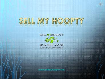Get Cash for your Junk Cars in Tampa - SellmyHoopty