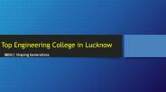 Top Engineering College in Lucknow