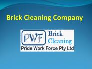 Brick Cleaning Services in Melbourne