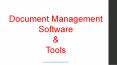 Best Document Management Software | Free Document Management Tools PowerPoint PPT Presentation