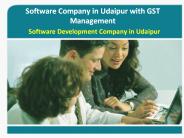 Software Company in Udaipur with GST Management