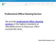 Professional Office Cleaning Service