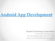 Android App Development Boston