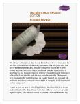 The Body Shop Organic Cotton Rounds- A must have product! PowerPoint PPT Presentation