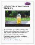 The Body Shop Moringa Shower Gel Review- Skin Makeup Journal PowerPoint PPT Presentation
