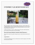 Innisfree Nail Remover Review- Skin Makeup Journal PowerPoint PPT Presentation