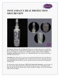 Toni and Guy Heat Protection Mist-Skin Makeup Journal PowerPoint PPT Presentation