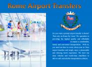 Rome Airport Transfers
