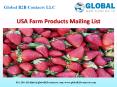 USA Farm Products Mailing List