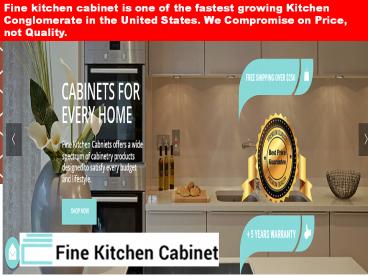 Finekitchencabinet.com - RTA Kitchen Cabinets