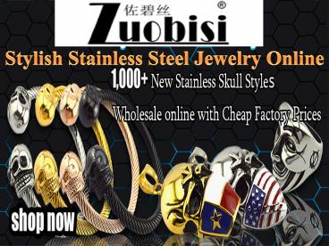 Stylish Stainless Steel Jewelry Online