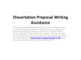 Dissertation Proposal Writing Services in UK PowerPoint PPT Presentation