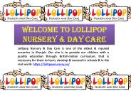 Nursery Schools in Sharjah