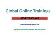 MSBI Training | Microsoft Business Intelligence online training-GOT
