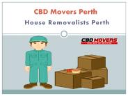Expert House Removalists in Perth