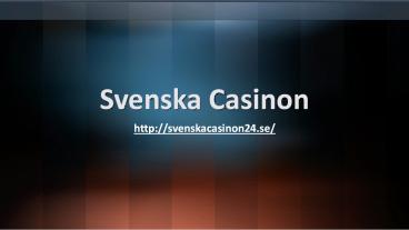 Svenska Casinon