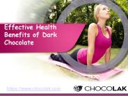Effective Health Benefits of Dark Chocolate