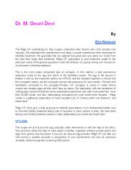 Dr. M. Gouri Devi