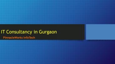IT Consultancy in Gurgaon