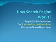 How Search Engine Works
