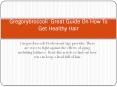 Gregorybroccoli  Great Guide On How To Get Healthy Hair PowerPoint PPT Presentation