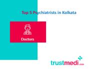 Top 5 Psychiatrists in kolkata