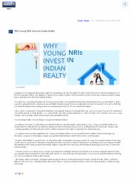Why Young NRIs Invest In Indian Realty