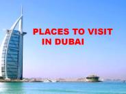 Places to visit in Dubai