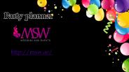 Birthday party planner in Dubai