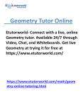 Geometry Tutor Online PowerPoint PPT Presentation
