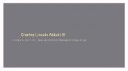 Charles Lincoln Abbott III - Attorney at Law