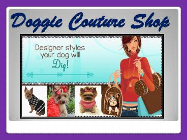Doggie Couture Shop