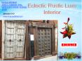 Ecelectic Rustic Luxe  Interior Style PowerPoint PPT Presentation