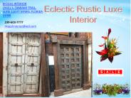Ecelectic Rustic Luxe  Interior Style