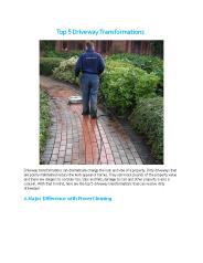 Top 5 Driveway Transformations