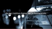 Keeping Your Car Running Reliably