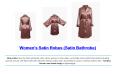Women's Satin Robes (Satin Bathrobe)