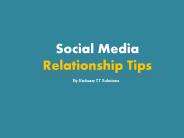 Social Media  Relationship Tips