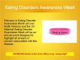 Eating Disorders Awareness Wristbands PowerPoint PPT Presentation