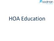 hoa education