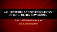 All Features and Specifications of Roku Ultra New Model