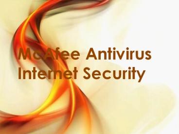 Steps to Resolve McAfee Error 1920 – Mcshield Service Failed To Start