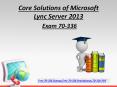 Latest Free 70-336 Exam Questions With Valid 70-336 Dumps PowerPoint PPT Presentation