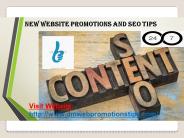Promote Your New Website | DM Web Promotions Tips