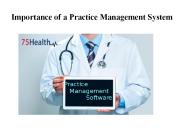 Imporatnce of Medical Practice Management Software