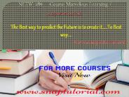 NETW 589 course Marvelous Learning / snaptutorial.com