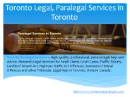 Paralegal Services in Toronto