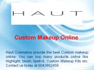 Custom Makeup Online