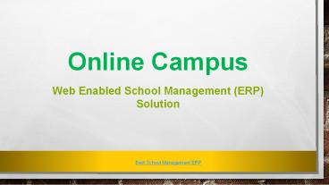 Best School Management (ERP) Solution | School Management Software