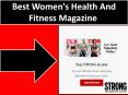 Best Women's Health And Fitness Magazine PowerPoint PPT Presentation